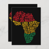 Black History Month Leiders Black History Month Feestdagenkaart (Voorkant / Achterkant)