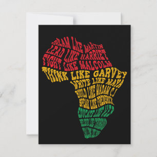 Black History Month Leiders Black History Month Kaart