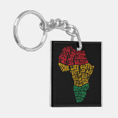 Black History Month Leiders Black History Month Sleutelhanger (Voorkant Links)