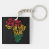 Black History Month Leiders Black History Month Sleutelhanger (Achterkant)