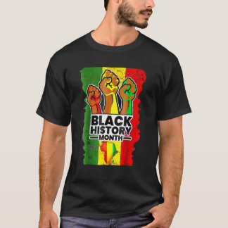 Black History Month Melanin Afro African Pride Men T-shirt