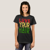 Black History Month Melanin Love Family & Communit T-shirt (Voorkant volledig)