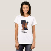 Black History Month Melanin Queens T-shirt (Voorkant volledig)