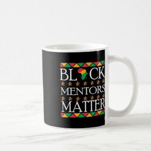 Black History Month Mentoren Probleem Afro-Amerika Koffiemok