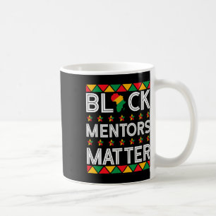 Black History Month Mentoren Probleem Afro-Amerika Koffiemok
