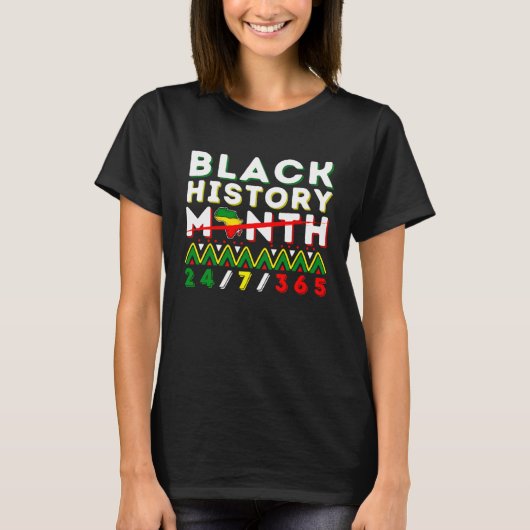 Black History Month One Month Cant Hold Our Histor T-shirt (Voorkant)