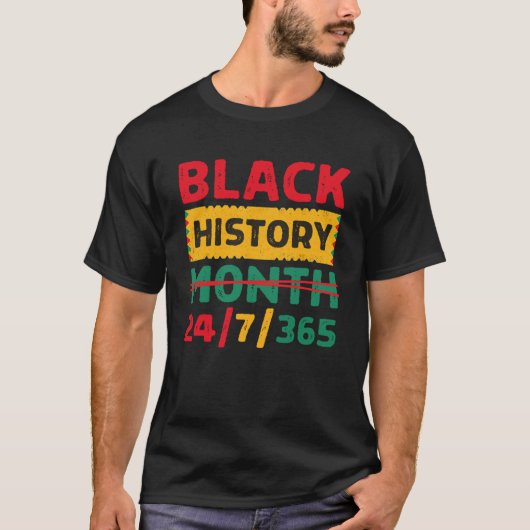 Black History Month One Month Cant Hold Our Histor T-shirt (Voorkant)