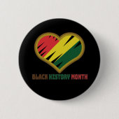 Black History Month Pan-African Pride Button (Voorkant)