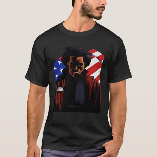 Black History Month Panther Party T-shirt (Voorkant)