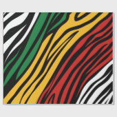 Black History Month-patroon Cadeaupapier (Vlak)