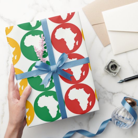 Black History Month-patroon  Cadeaupapier (Geschenken)