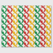 Black History Month-patroon  Cadeaupapier (Vlak)
