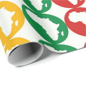 Black History Month-patroon  Cadeaupapier (Rol Hoek)