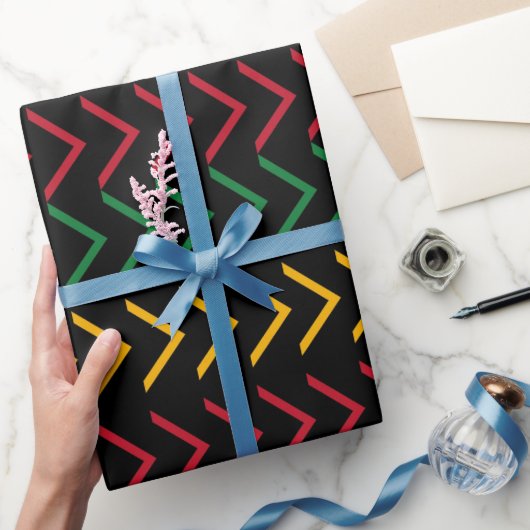 Black History Month-patroon  Cadeaupapier (Geschenken)