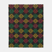 Black History Month-patroon Fleece Deken (Voorkant)