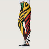 Black History Month-patroon Leggings (Links)