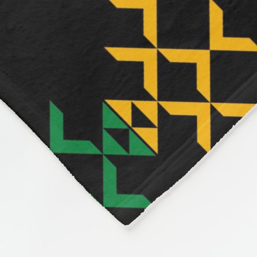 Black History Month Pattern Fleece Deken (Hoek)