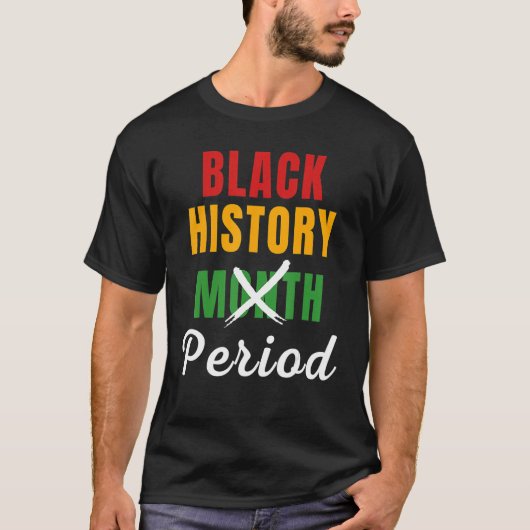 Black History Month Period African Pride BHM Women T-shirt (Voorkant)