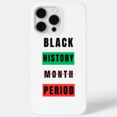 Black History Month Period Case-Mate iPhone Case (Achterkant)