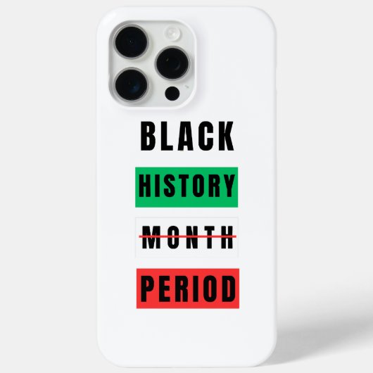 Black History Month Period Case-Mate iPhone Case (Achterkant)
