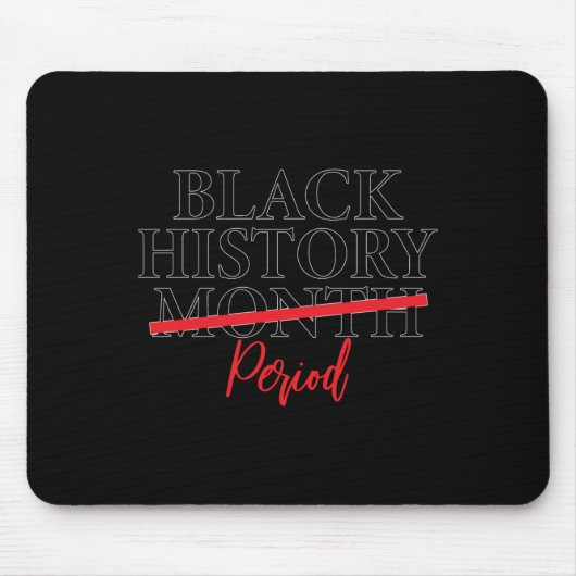 Black History Month Period Muismat (Voorkant)