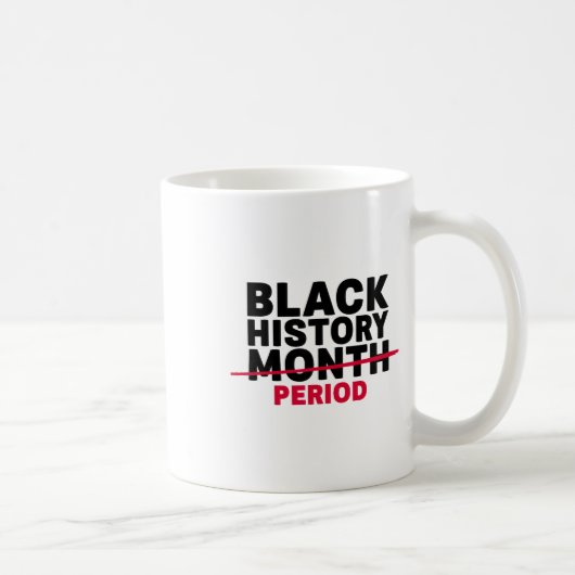 Black History Month Periode Afro-Amerikaanse Manne Koffiemok (Rechts)