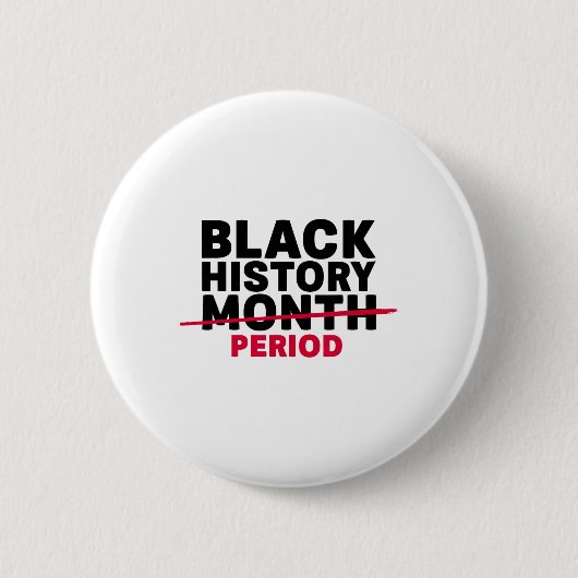 Black History Month Periode Afro-Amerikaanse Manne Ronde Button 5,7 Cm (Voorkant)