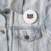 Black History Month Periode Afro-Amerikaanse Manne Ronde Button 5,7 Cm (In situ)