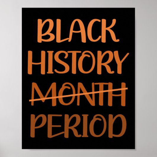 Black History Month Periode Afro-Amerikaanse Vrouw Poster (Voorkant)