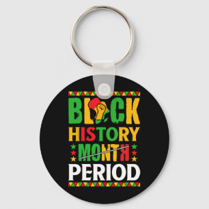 Black History Month Periode Afro-Amerikaanse Vrouw Sleutelhanger