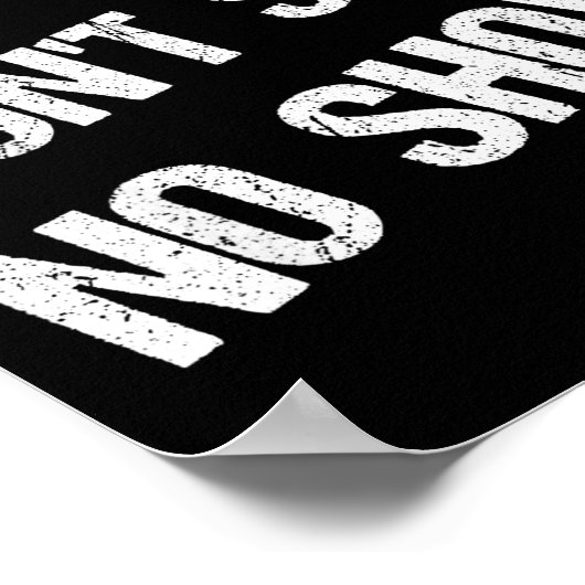 Black History Month Phrases One Monkey Don't Stop Poster (Hoek)