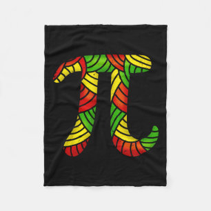 Black History Month Pi Day Wiskunde Lover Teacher Fleece Deken