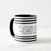 Black History Month Poem Mug Mok (Voorkant links)