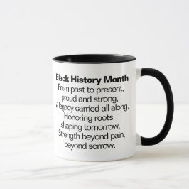 Black History Month Poem Mug Mok