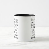 Black History Month Poem Mug Mok (Midden)
