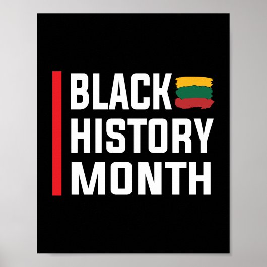 Black History Month Poster (Voorkant)