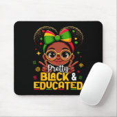Black History Month Pretty Black Educated African  Muismat (Met muis)