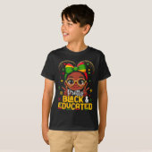 Black History Month Pretty Black Educated African  T-shirt (Voorkant volledig)
