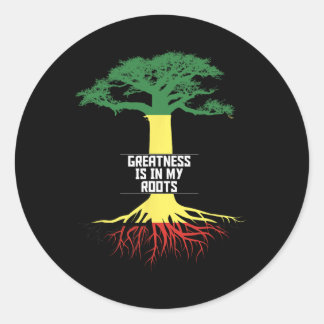 Black History Month Pride African American History Ronde Sticker