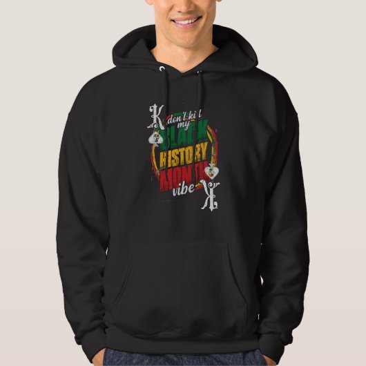 Black History Month Proud Black Poker Player Appar Hoodie (Voorkant)