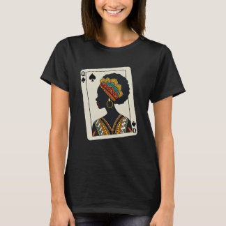Black History Month Queen Melanin Afro-Amerikaans T-shirt