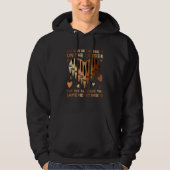 Black History Month Same Heart Inside African Prid Hoodie (Voorkant)