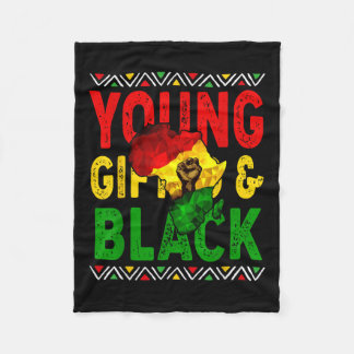 Black History Month Shirt Jonge hoogbegaafden en z Fleece Deken