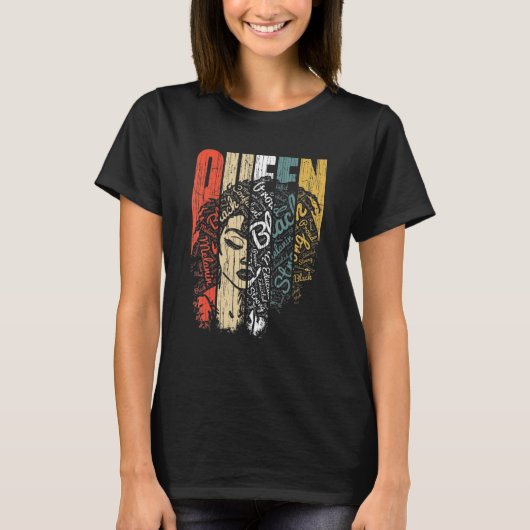 Black History Month Shirts For Educated Women Afri (Voorkant)