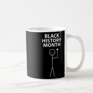 Black History Month Stick Figure Stickman Gebalde  Koffiemok