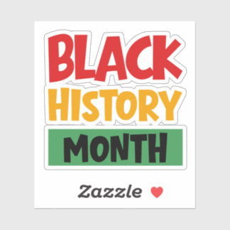 Black History Month Sticker