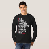 Black History Month Tees Frederick Douglass Quote  (Voorkant volledig)