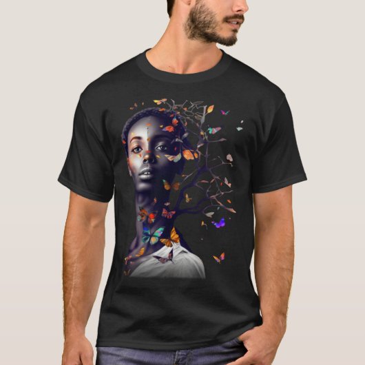 Black History Month the emergence of Butterfly hop T-shirt (Voorkant)