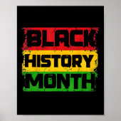 Black History Month Trots Ik ben Black History Mon Poster (Voorkant)