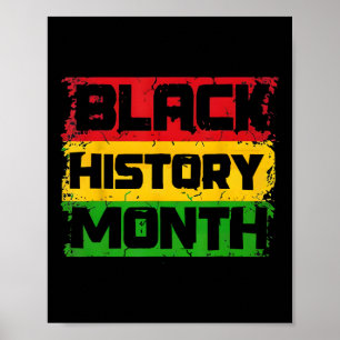 Black History Month Trots Ik ben Black History Mon Poster
